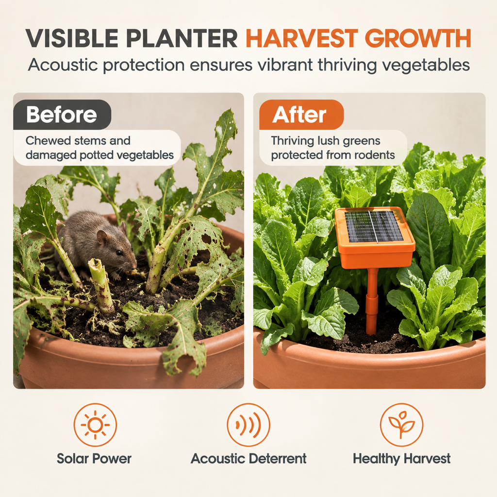 Stop Rodent Damage Instantly! Solar Cat-Meow Garden Repeller