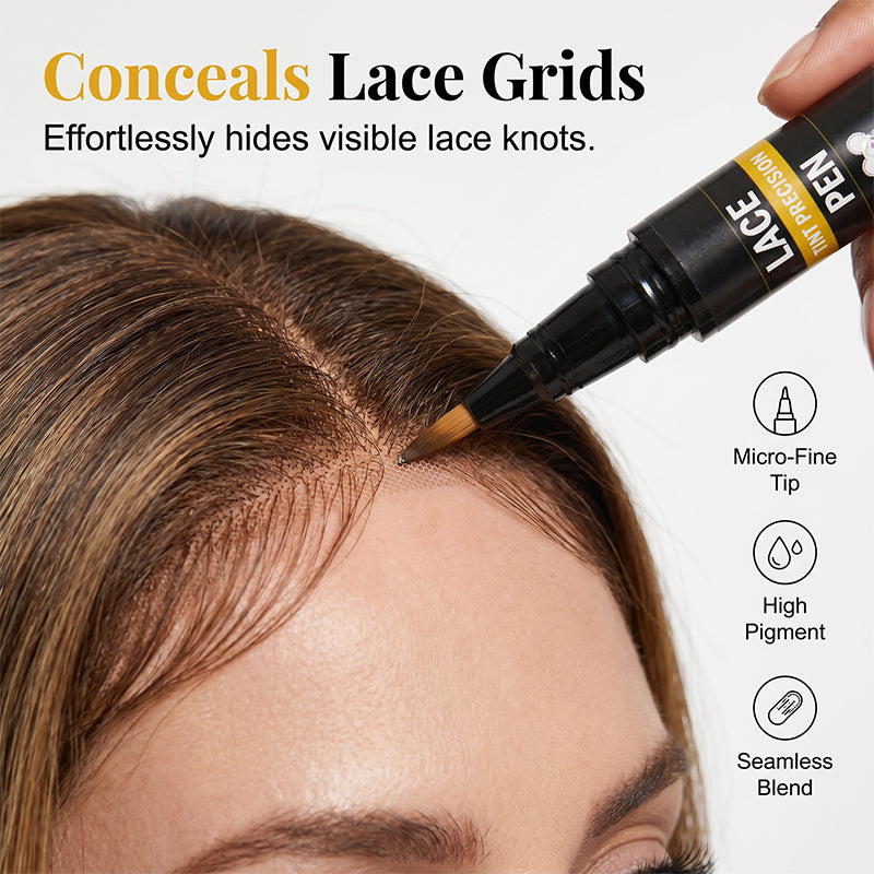 Melt Lace Knots Instantly! Sweat-Resistant Wig Scalp Tint Pen