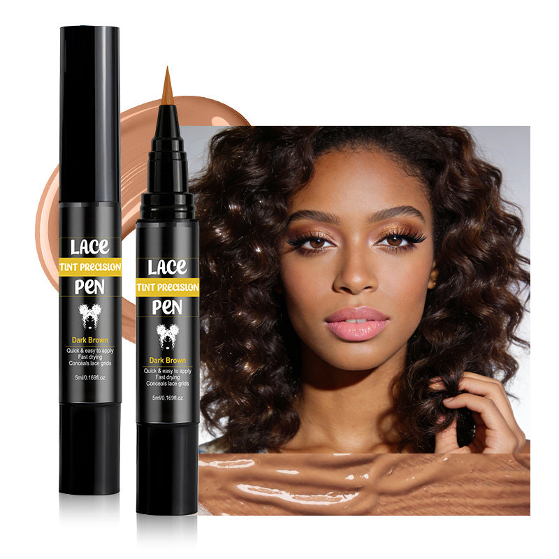 Melt Lace Knots Instantly! Sweat-Resistant Wig Scalp Tint Pen
