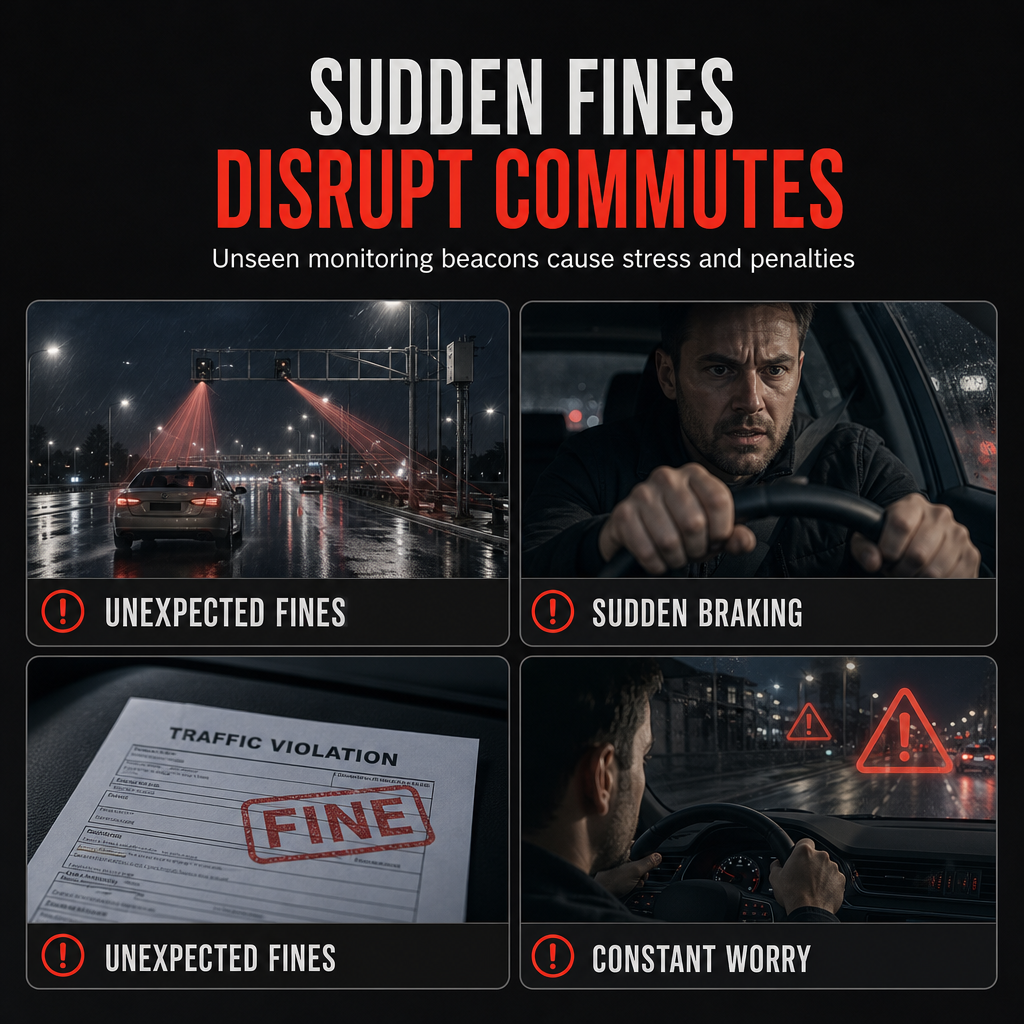 Avoid Hidden Fines Instantly! 360° Scanning Car Radar Detector