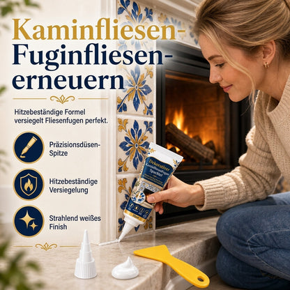 Fix Ugly Grout Instantly! Heat-Resistant Fireplace Tile Repair Kit