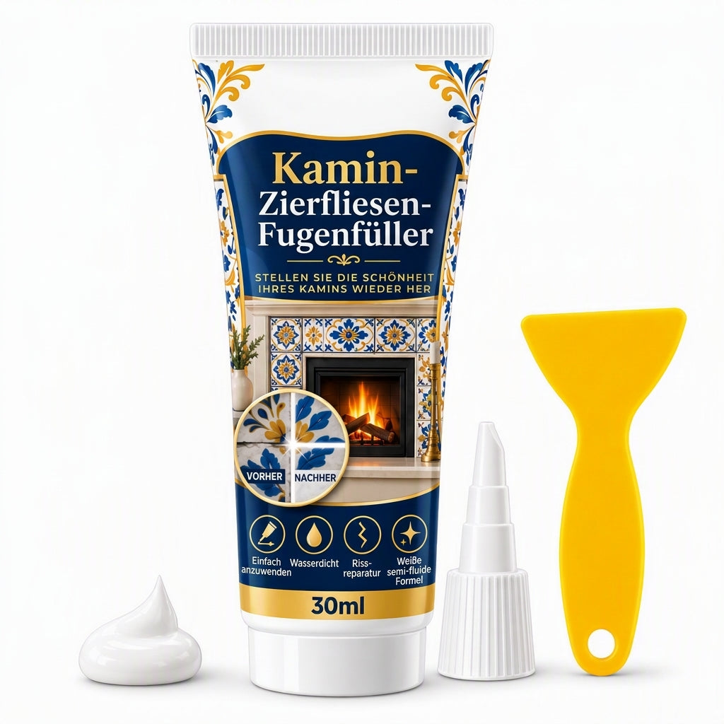 Fix Ugly Grout Instantly! Heat-Resistant Fireplace Tile Repair Kit
