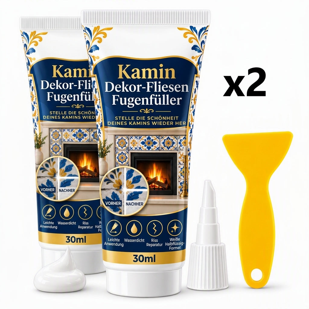 Fix Ugly Grout Instantly! Heat-Resistant Fireplace Tile Repair Kit