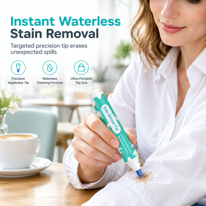 Erase Spills On The Go Instantly! Waterless Stain Remover Pen