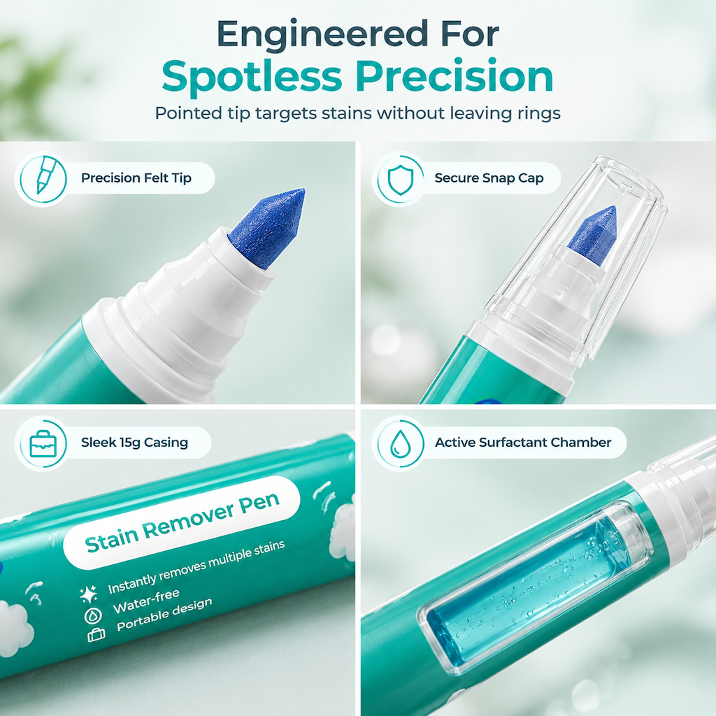 Erase Spills On The Go Instantly! Waterless Stain Remover Pen