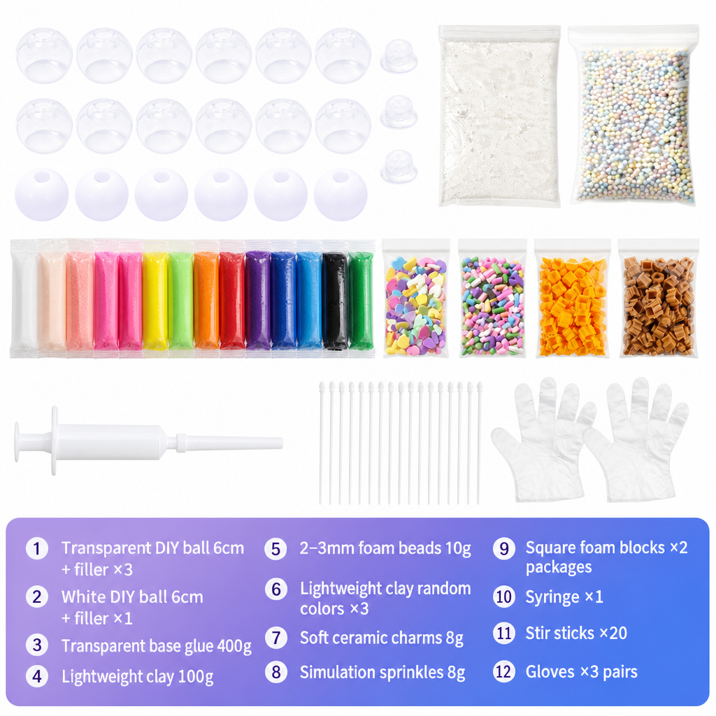 Craft Your Own Squeeze Balls Instantly! No-Mess Leak-Proof DIY Kit
