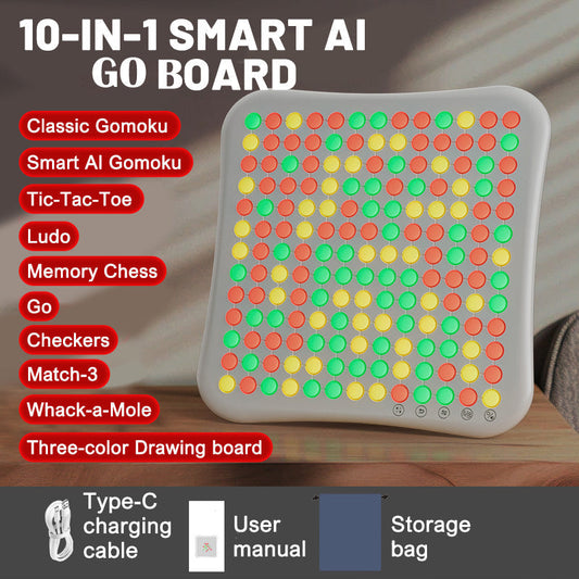 Learn Go Strategy Instantly! AI-Powered Interactive LED Go Board