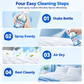 Refresh Bedding Instantly! No-Wash Dust Mite Removal Spray