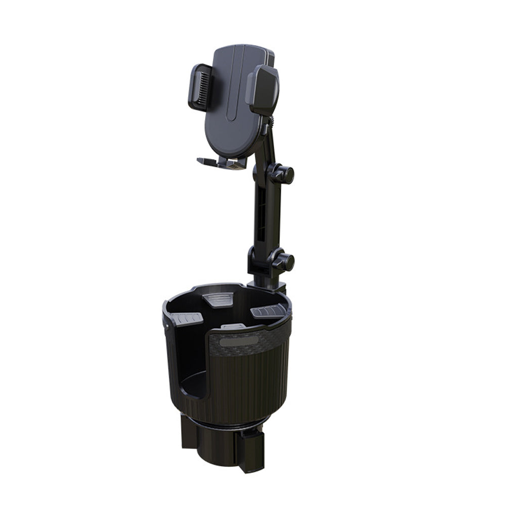 Free Up Your Console Instantly! 2-in-1 Cup Holder & Phone Mount