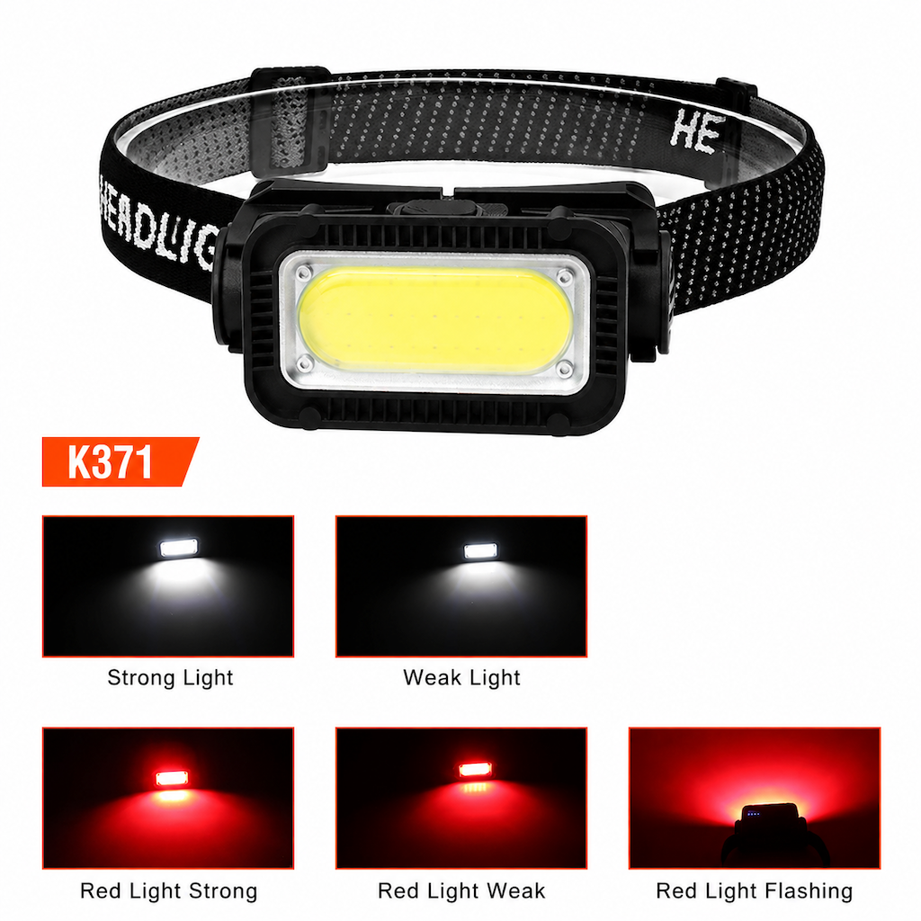 Light Any Path Hands-Free Instantly! USB-C Rechargeable LED Headlamp