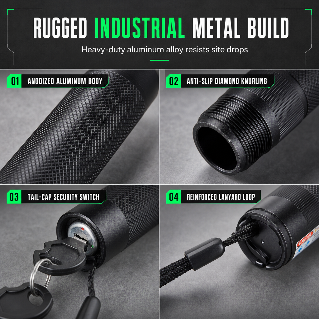 Align Walls Perfectly Instantly! Dual-Key Laser Level Tool