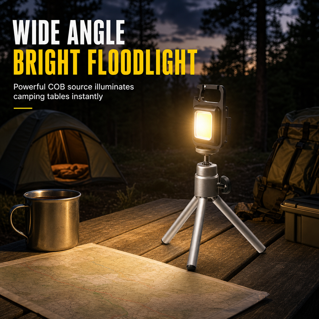 Light Up Repairs Instantly! 500LM Magnetic Pocket Flashlight