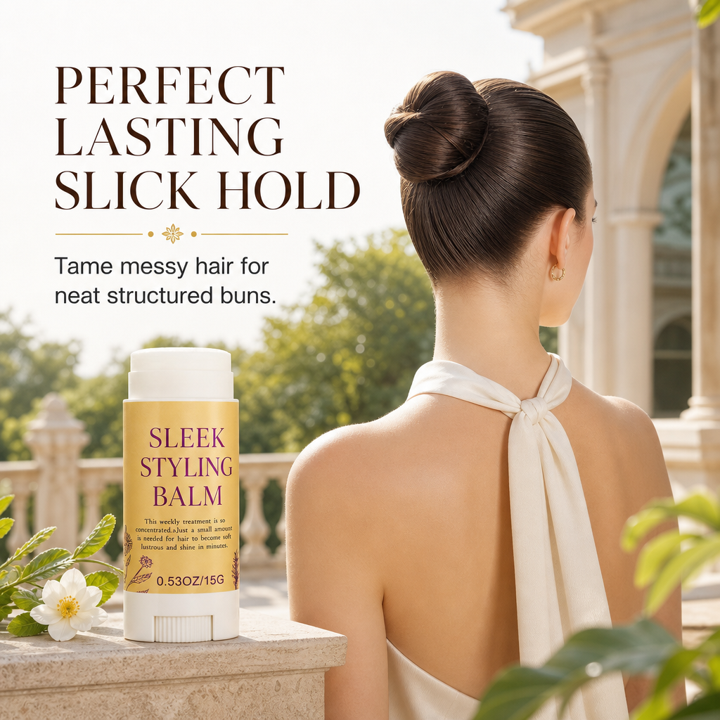 Tame Flyaways Instantly! Compact No-Residue Hair Styling Stick