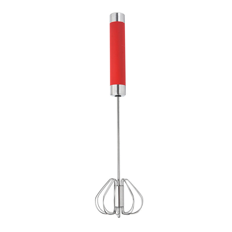 Whisk Faster Instantly! Semi-Automatic Stainless Steel Rotary Whisk