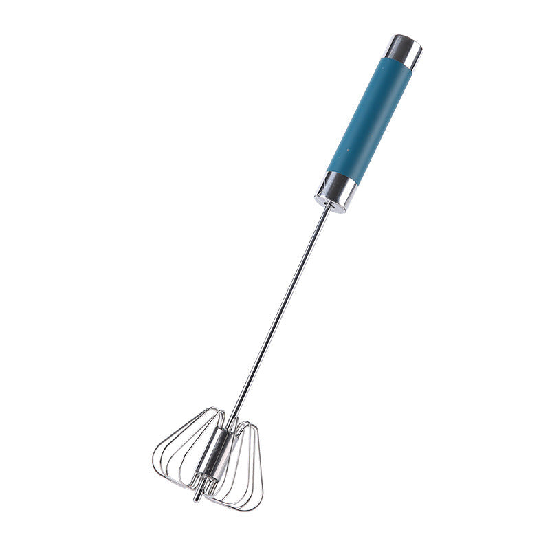 Whisk Faster Instantly! Semi-Automatic Stainless Steel Rotary Whisk