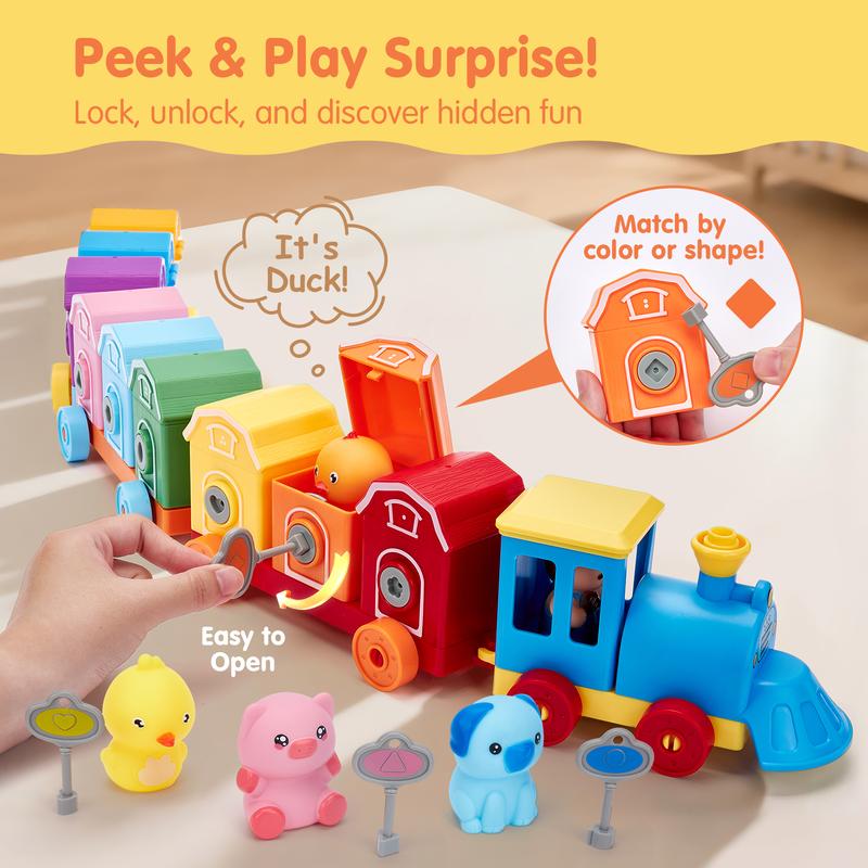 Learn Numbers & Animals Instantly! Interactive Toddler Train Toy