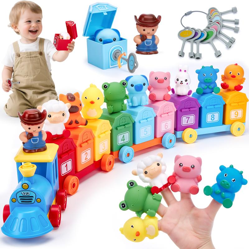 Learn Numbers & Animals Instantly! Interactive Toddler Train Toy