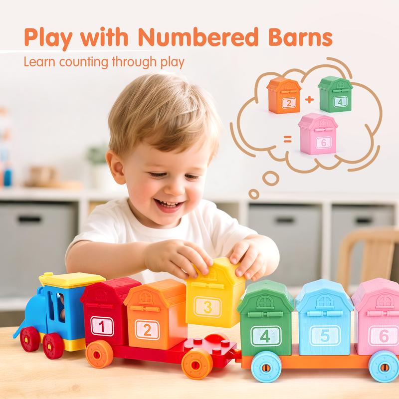 Learn Numbers & Animals Instantly! Interactive Toddler Train Toy