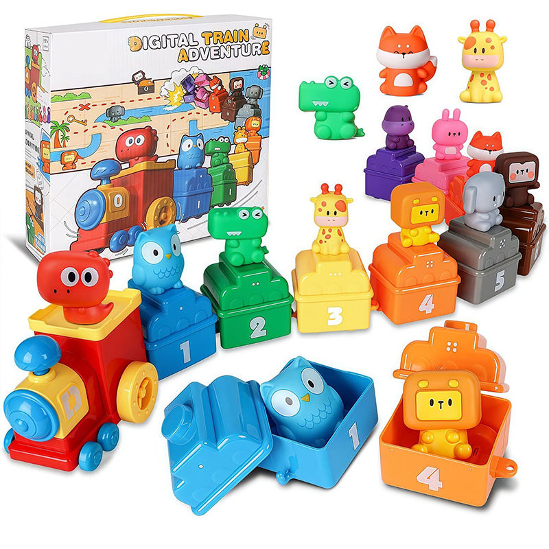 Learn Numbers & Animals Instantly! Interactive Toddler Train Toy