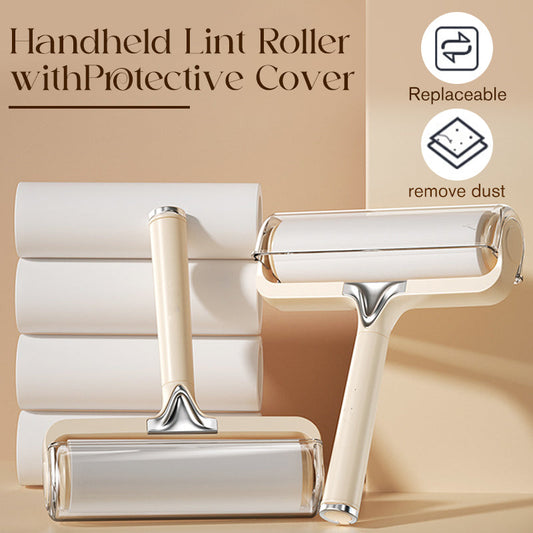 Remove Pet Hair & Lint Instantly! 10cm No-Residue Wide Lint Roller