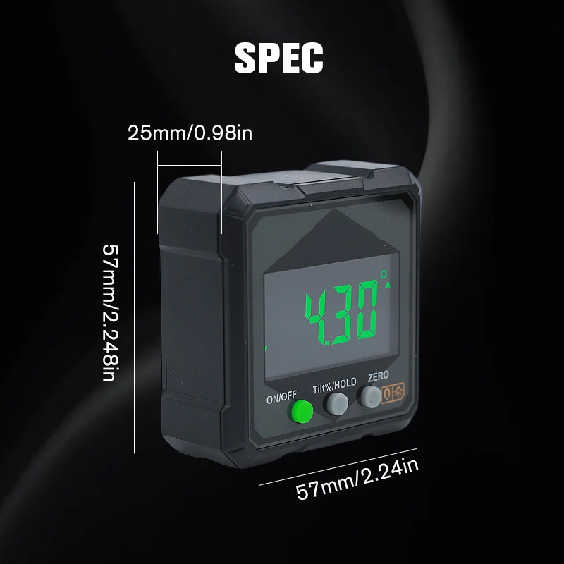 Measure Angles Precisely Instantly! Magnetic Digital Angle Gauge