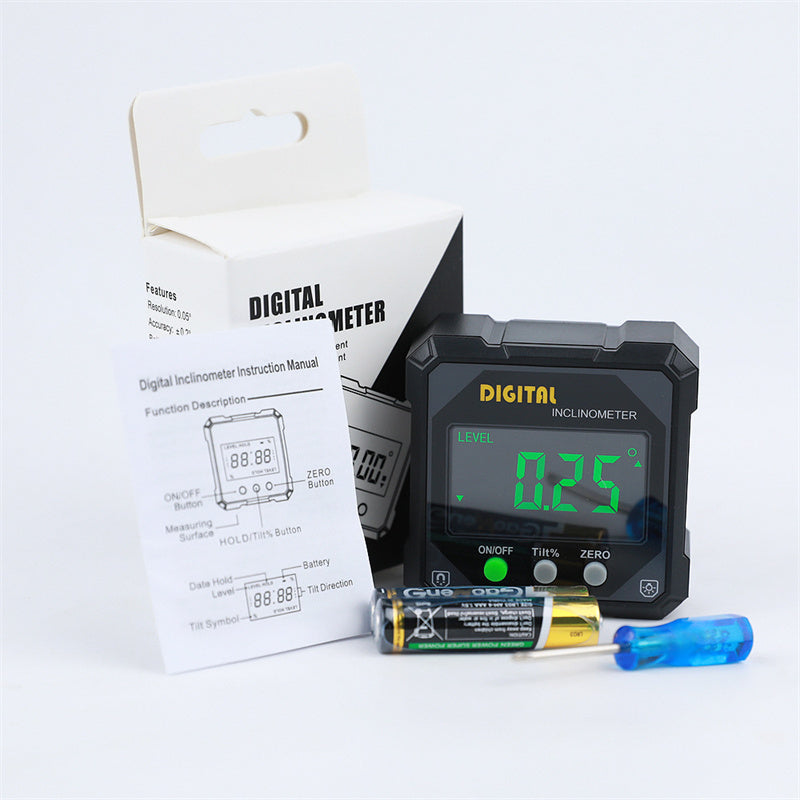 Measure Angles Precisely Instantly! Magnetic Digital Angle Gauge