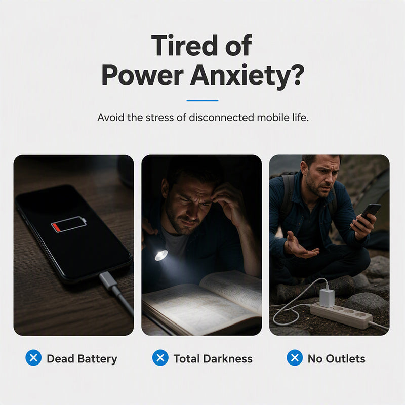 Charge Anywhere Instantly! AA Battery Emergency Backup Power Bank