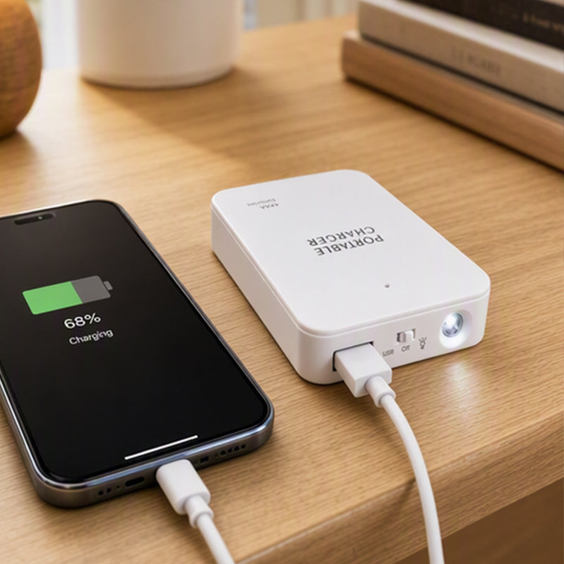 Charge Anywhere Instantly! AA Battery Emergency Backup Power Bank