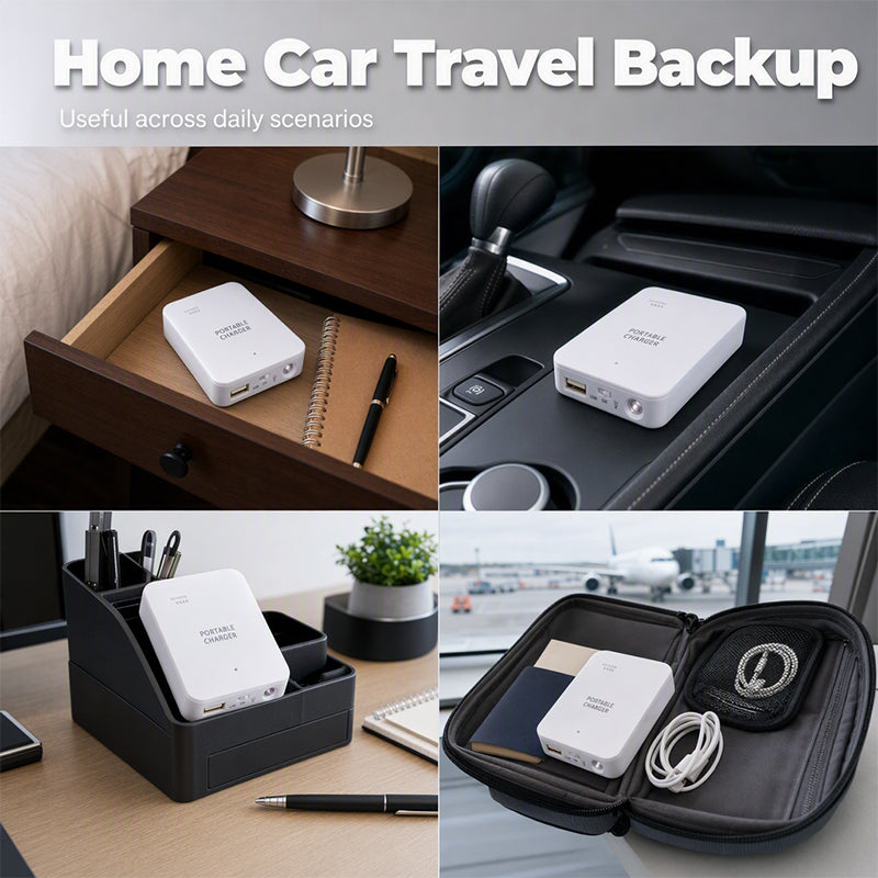 Charge Anywhere Instantly! AA Battery Emergency Backup Power Bank