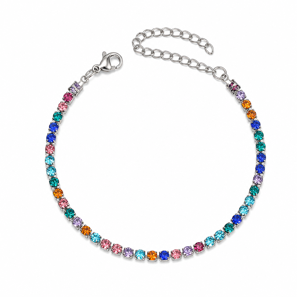 Shimmer All Night Instantly! Claw-Set Rhinestone Choker Necklace