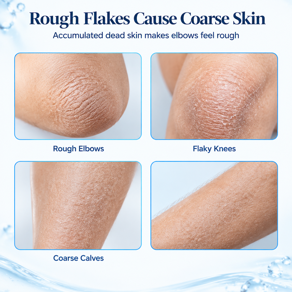Gentle Body Scrub Gel and Cleansing Shower Gel for Exfoliating Body Care in a 15ml Pouch