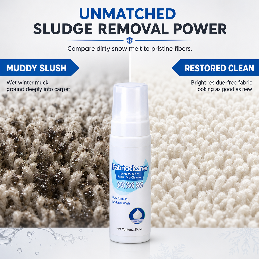 Waterless Foam Fabric Cleaner and Stain Remover for Sofas Mattresses and Carpets 200ml