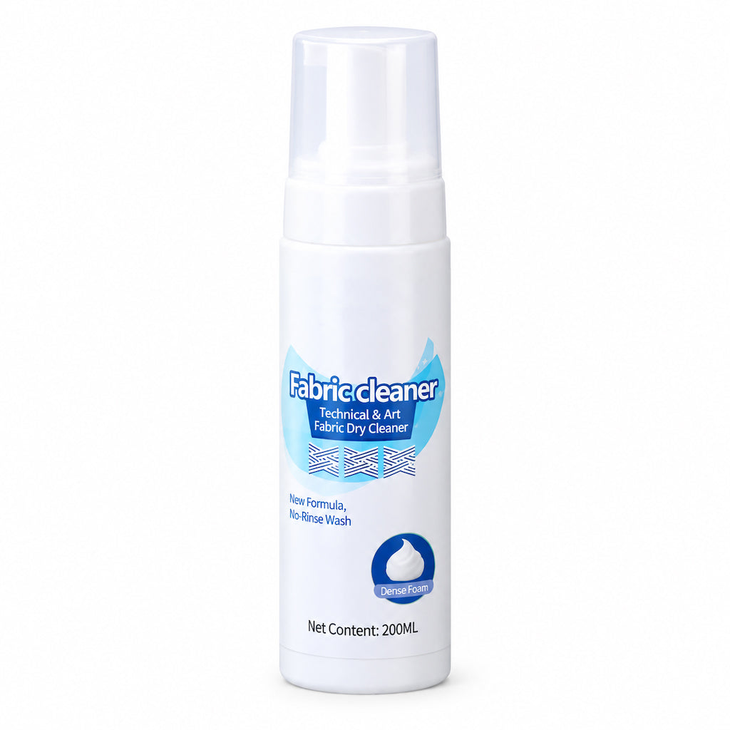 Waterless Foam Fabric Cleaner and Stain Remover for Sofas Mattresses and Carpets 200ml