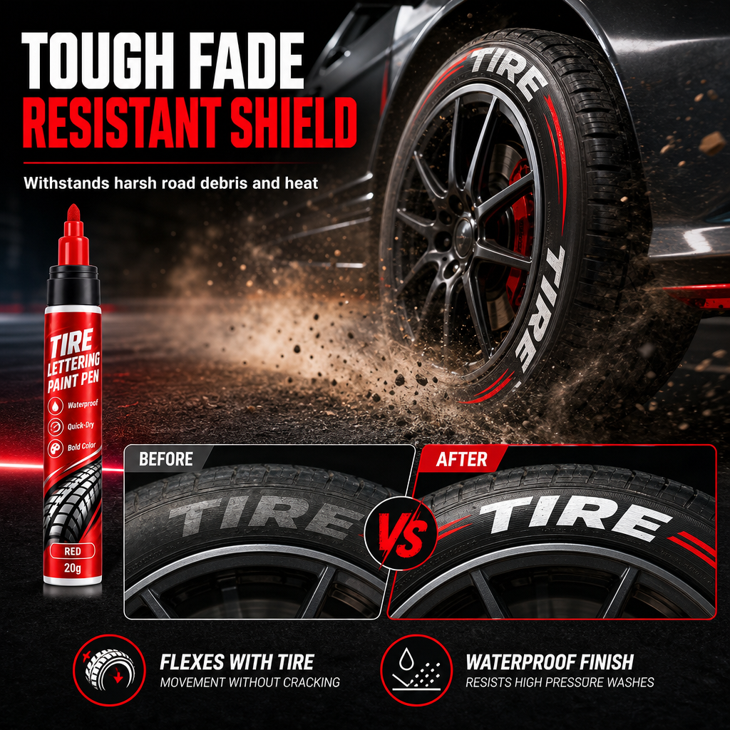 Style Your Tires Instantly! Waterproof Tire Lettering Paint Pen