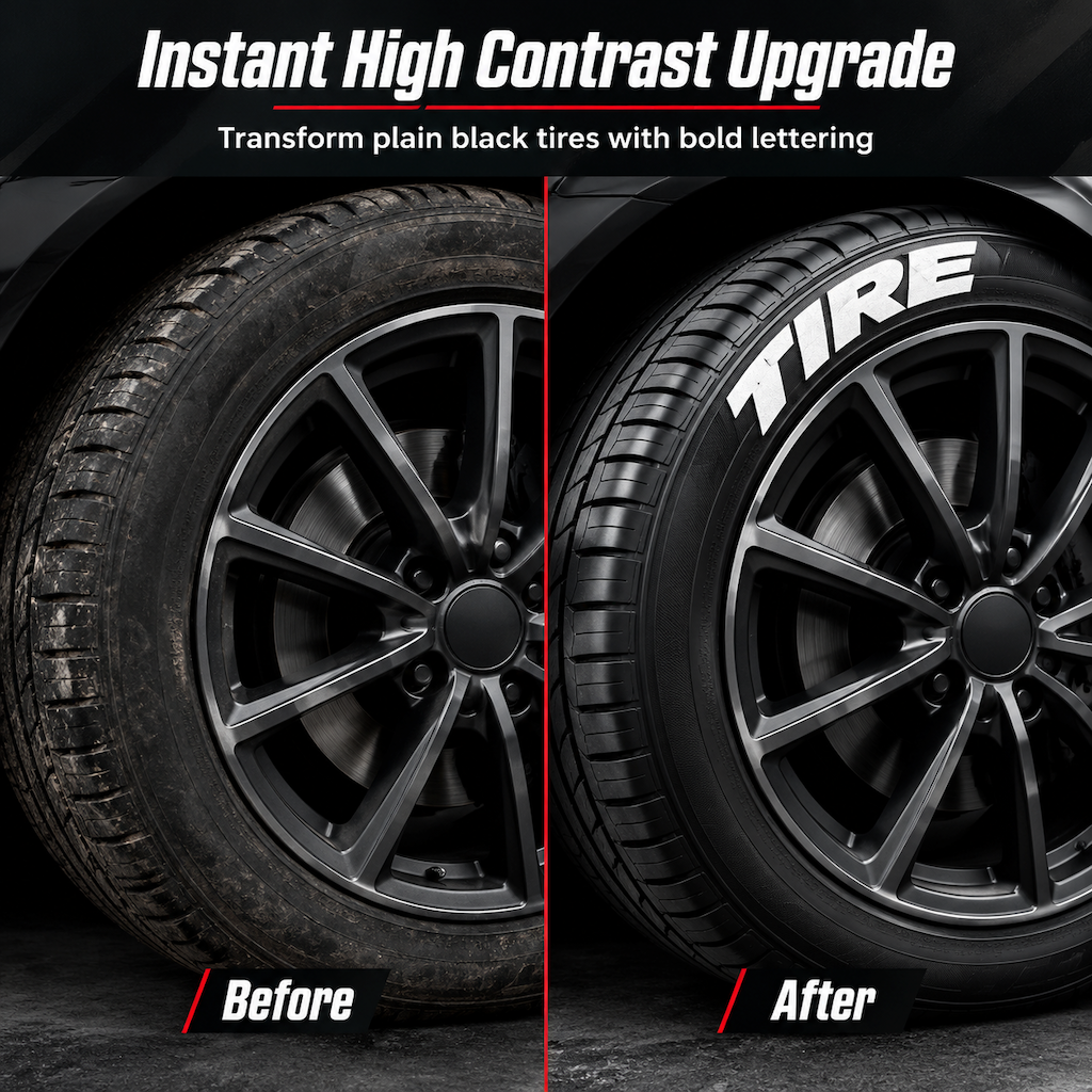 Style Your Tires Instantly! Waterproof Tire Lettering Paint Pen