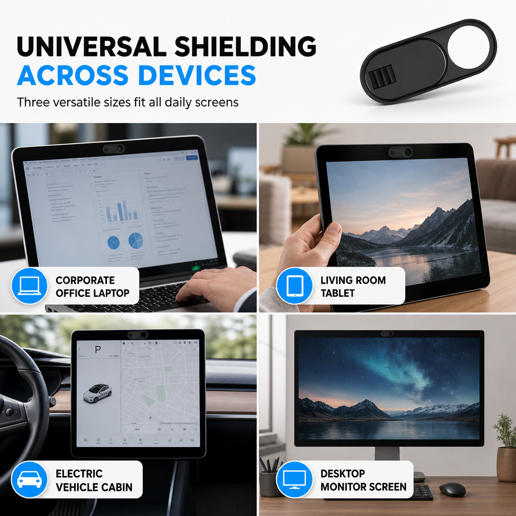 Stop Camera Snooping Instantly! Sliding Car Lens Privacy Cover