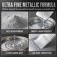Refresh Dull Metal Instantly! Water-Based Metallic Silver Paint