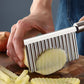 Make Wavy Fries Instantly! Stainless Crinkle Cut Knife