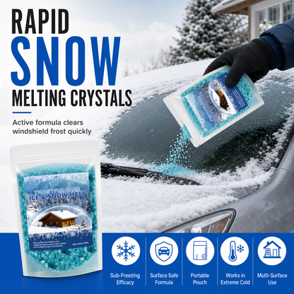 Melt Ice & Snow Instantly! Compact Car Windshield Deicing Agent