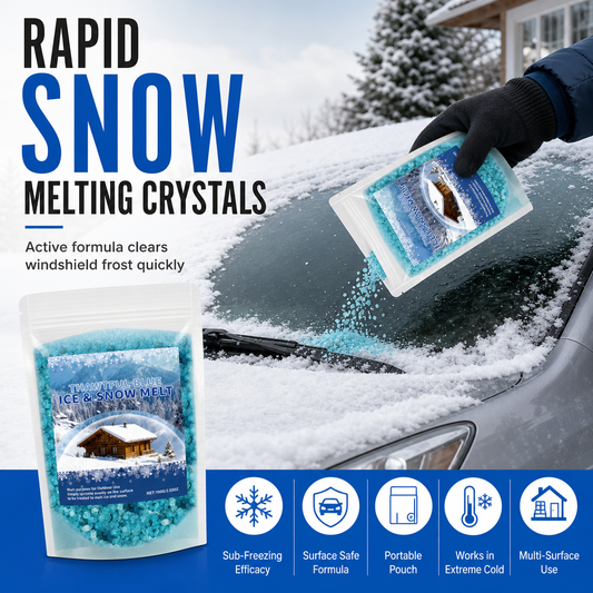 Melt Ice & Snow Instantly! Compact Car Windshield Deicing Agent