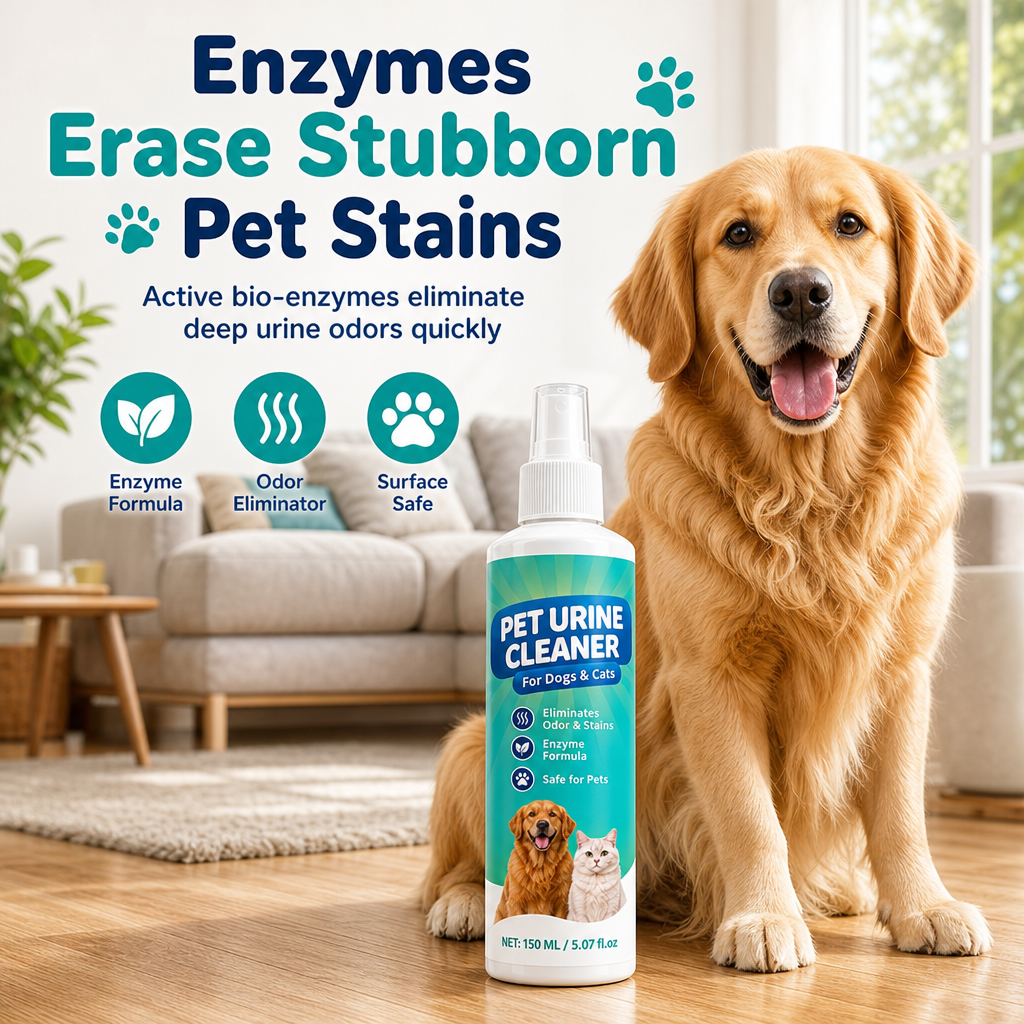 Pet Urine Stain and Odor Remover Spray for Carpets Sofas and Mattresses