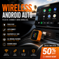 Go Wireless Instantly! Bluetooth 5.0 Android Auto Adapter