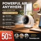 100-Speed Desk Fan – Stepless, Quiet & Dual-Use Design