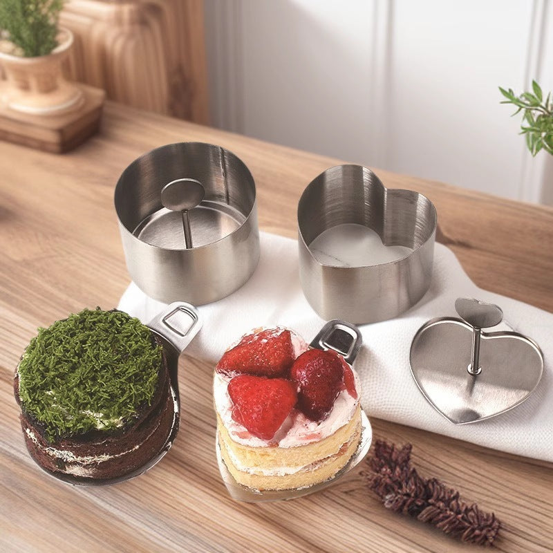 🔥Stainless Steel Dessert Mold and Press Set