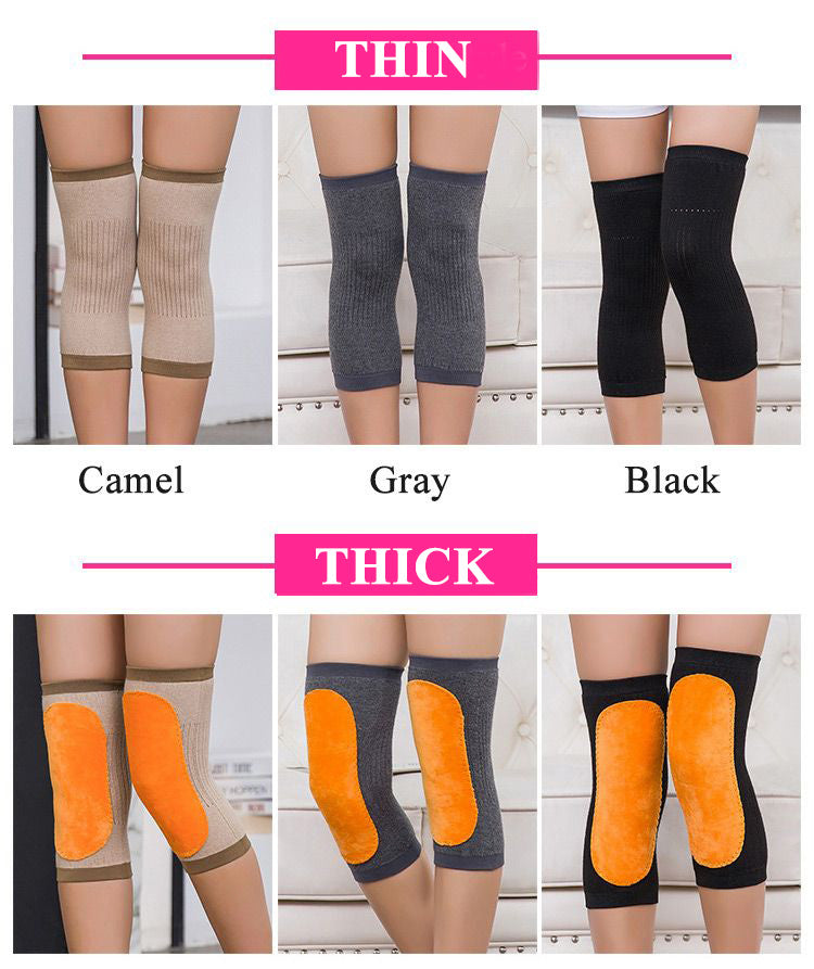 Warm Your Knees Instantly! Soft Faux Cashmere Knee Pads