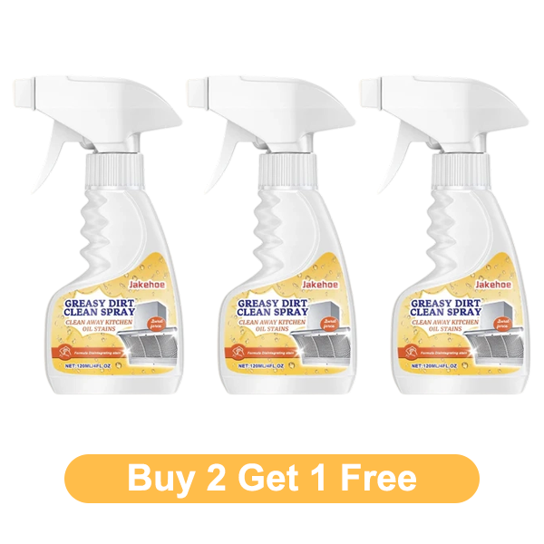 🎁LIMITED SALE BUY 2 GET 1 FREE!!✨Multi-Purpose Kitchen Heavy Oil Cleaner Spray🔥