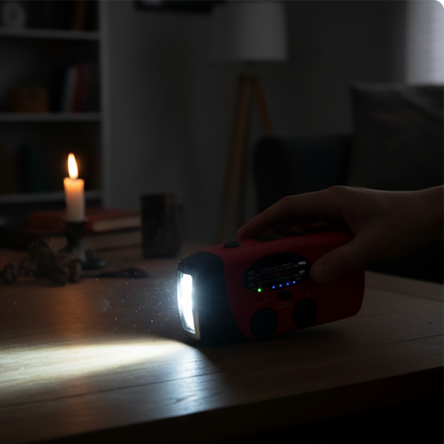📻 50% OFF NOW!🔋Emergency Radio – Solar, Crank, Never Dead⚡