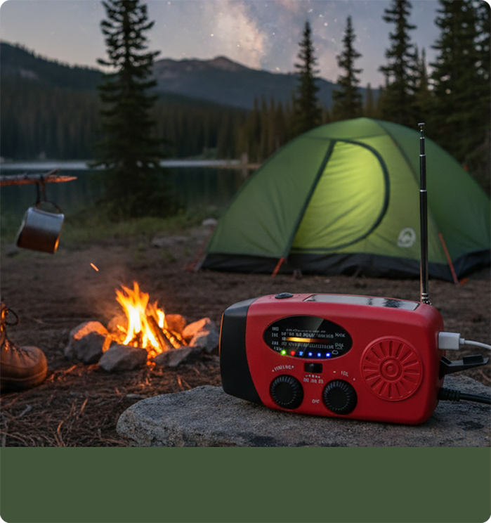 📻 50% OFF NOW!🔋Emergency Radio – Solar, Crank, Never Dead⚡