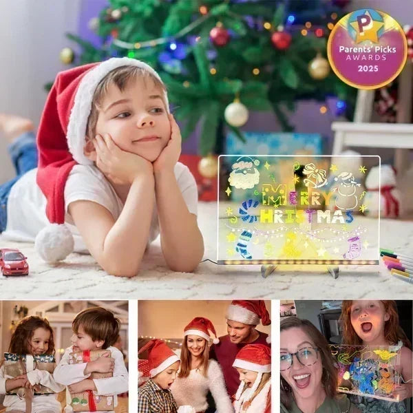 Create Glowing Art Instantly! LED Acrylic Drawing Board
