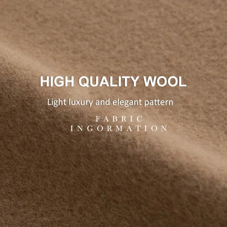 Handmade High-end Loose-cut Woolen Coat
